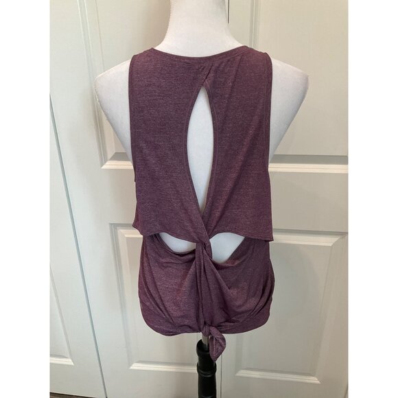 Lululemon Hold & Let Flow Tank Heathered Black Cherry size 10 - Picture 1 of 3